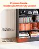 Media Storage Cabinet, 7-Tier DVD Shelf Organizer, 70 X 30 X 140 Cm Multimedia Storage Organizer for CDs, DVDs, Books and Games, CD Shelf for Living