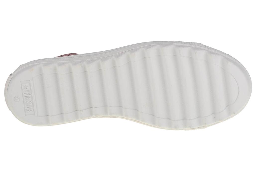 BIG STAR Boty Big Top, Dámské růžové plátěnky