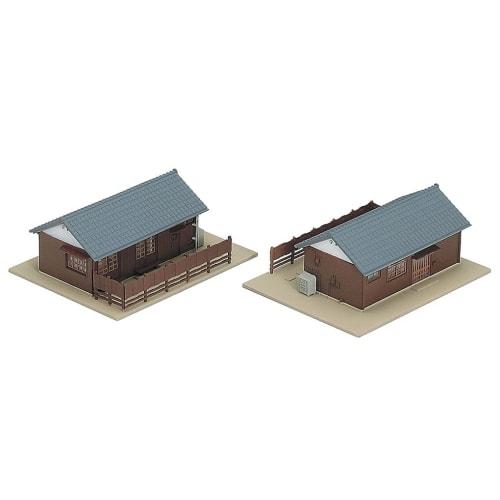 KATO N Gauge Railway Official Housing Set of 2, Complete Model 23-235, Railway Model Supplies