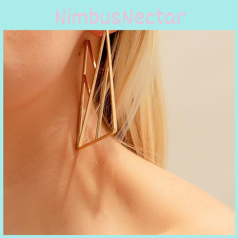 Trendy Geometric Alloy Earrings For Women Fashionable Street Style Jewelry