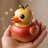 Resin Duck Figurine Cartoon Miniatures Ornament Desktop Decoration Fruit Duck Statue  Model Toy
