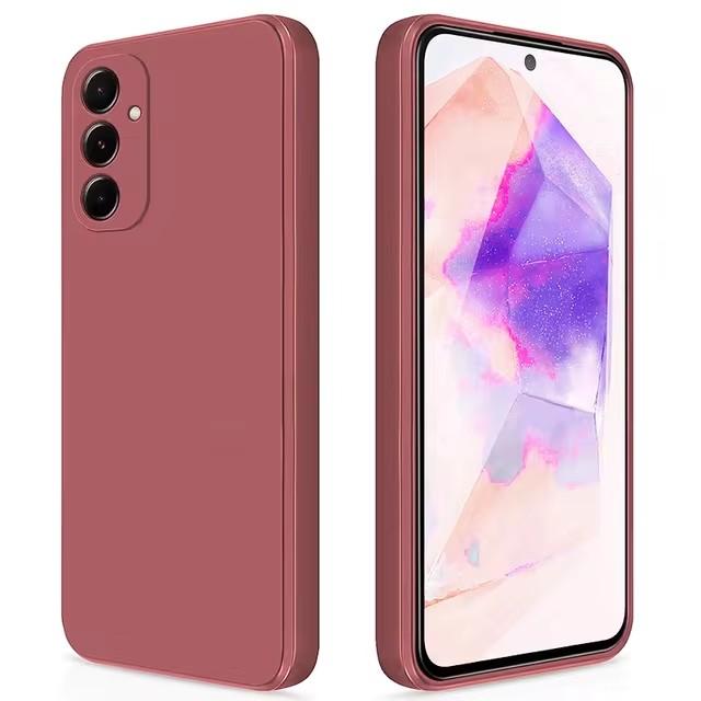 Funda For Samsung A55 5G Case For Samsung Galaxy A55 A54  A 55 5G Cover Funda TPU Cases Shockproof Liquid Silicone Soft Cover
