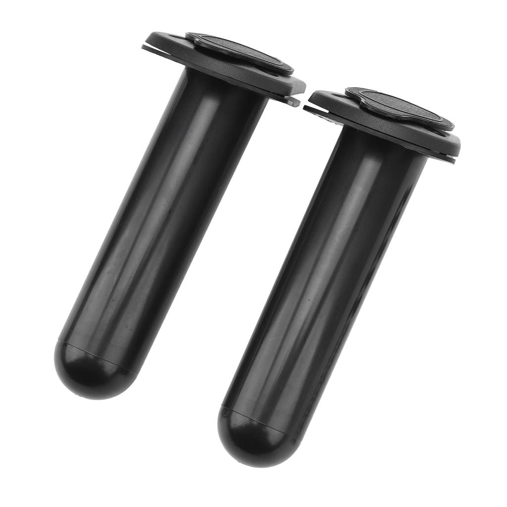 2Pcs Kayak Fishing Rod Holder Flush Mount Fishing Boat Rod Holders with Cap Cover for Kayak Boat