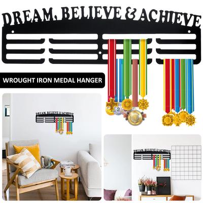 Medal Display Hanger Heavy Duty Acrylic Medal Rack Wall Mounted Large-Capacity Fame Medal Rack Memorial Medal Holder Wall Decor