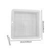 1Pcs Fish Scale Pattern Paving Brick Mould 25x5cm Reusable Stepping Stone Paver DIY Plastic Walkway Brick Mold