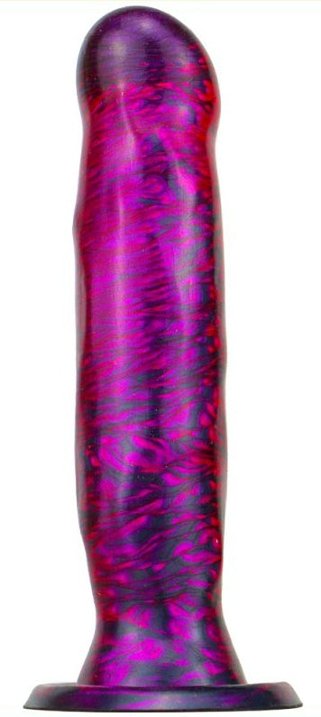 Marbex Fantasy Dildo 19 X 4cm Purple-Black - MetallicAnal - Unusual Dildos