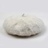 Universal chemistry Long Fur Ivory Beret Beret