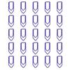 Metal Crayon Paper Clips in Assorted Colors Ideal for Bookmarking and Organizing Office Documents Durabiity