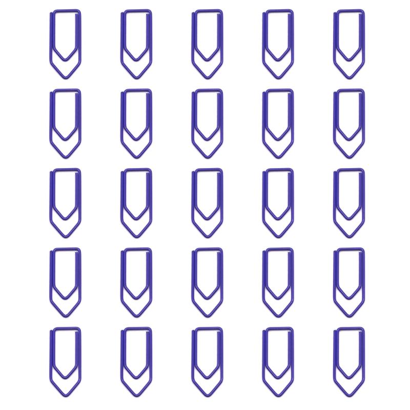 Metal Crayon Paper Clips in Assorted Colors Ideal for Bookmarking and Organizing Office Documents Durabiity