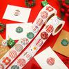 500pcs Roll Stickers Christmas Decoration Festive Stickers Christmas Decoration Candy Bag Party Scrapbook Guitar Water Bottle