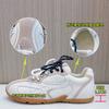 Leather Women's Spring New Retro Sports Shoes Women's Casual Versatile Dad Shoes Women's Flat Women's Shoes