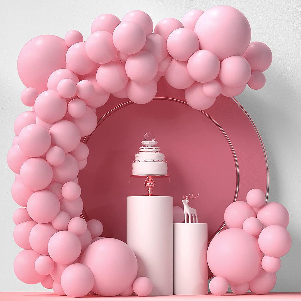 86Pcs/Set Blue Balloon Suit Birthday Party Decoration Wedding Valentine'S Day Baby Shower Decor Solid Color Latex Balloons