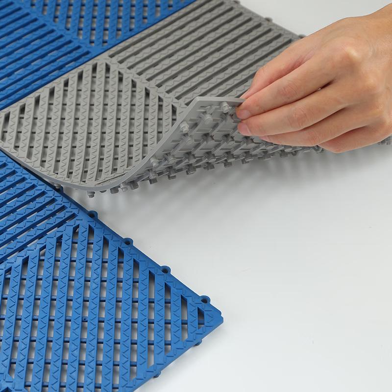 Beirong Thickened Hollowed Non-slip Bathroom Mat - 20 Pcs