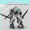 Robot Armed Transformable Helicopter Assembling Building Blocks Toy Children