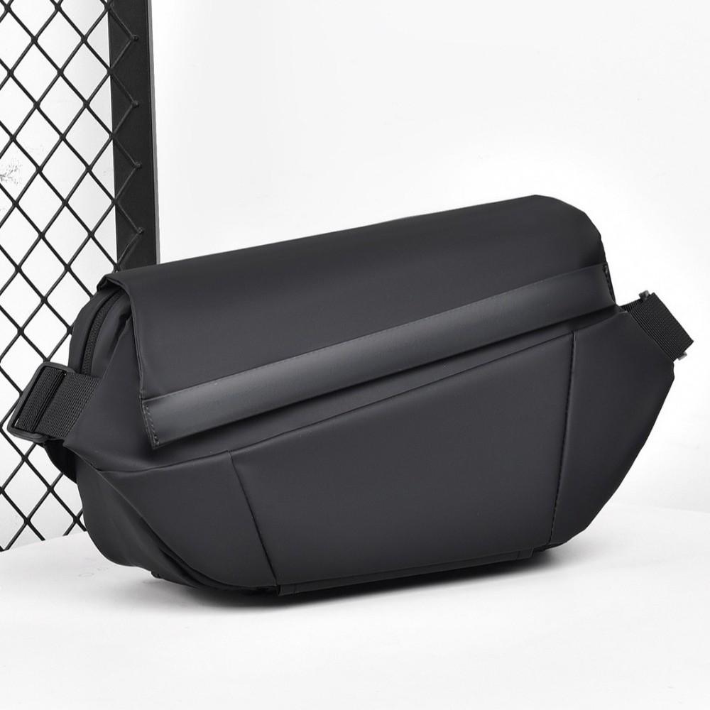 Waterproof Oxford Cloth Bag Korean Men Chest Bag Zipper Crossbody Bag  Male