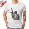 Odzież męska Killa Escape From Tarkov Gra Koszulka Damska Męska Letnia Vintage Moda Okrągły Dekolt Graficzne Koszulki Odzież Damska Unisex Top