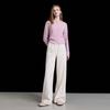 Sancai 2025 Winter Elastic High-Waist Wide-Leg Casual Pants