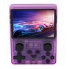 Handheld-Spielkonsole Retro Dual-Rocker 3,5 Zoll für Kinder Erwachsene Gaming Transparentes Lila RGB20S 256G