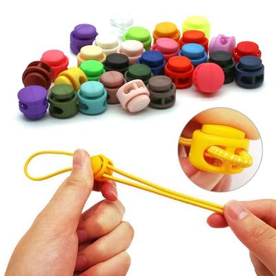 10Pcs DIY Shoelace Rope Clamp Backpack Sportswear Shoelace Toggle Clip Buckle