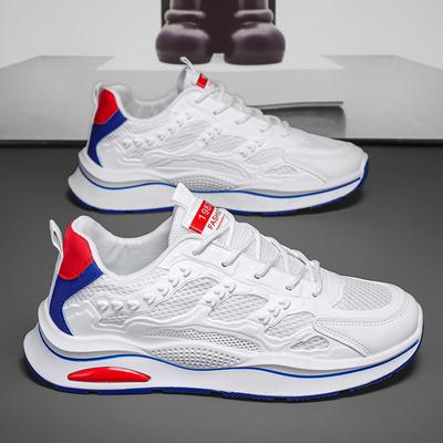 Buty męskie 2025 lato niskie platformowe sportowe casualowe modny trend wszechstronne oddychające męskie buty taty mężczyźni