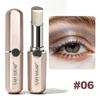 Dreifarbiger Gradient Lidschattenstift Wasserdicht Wischfest Schimmer Perlmutt Highlighter Kontur Lidschatten Stift Schnelles Make-up Augen Kosmetik
