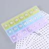 12 Sheets Embroidery Tool Diamond Paint Storage Classification Sticky Distinguish Number Stickers Tags Package Label