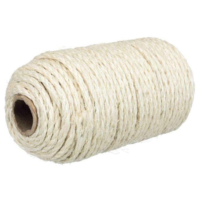 Corde en sisal - TRIXIE - 50 m - Ø 4-6 mm - Beige - Mixte - Adulte