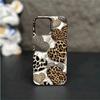 Creative Leopard Print Phone Case for 16 15 14 13 12 11 Pro Max iPhone 17 Air 16E Anti-Fingerprint Anti-Shock Back Cover