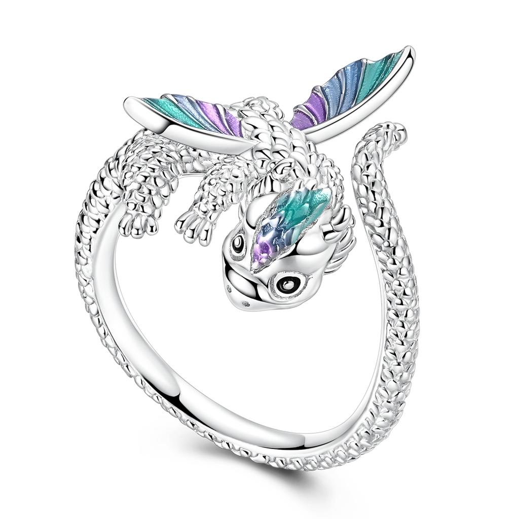 925 Silver Open Ring Gold Color Rotate Star Wing Ring For Men Woman Trendy Styles Yoof Gift Fahsion Jewelry