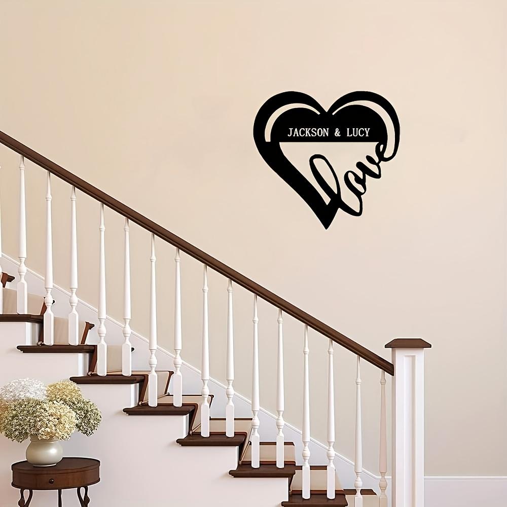 Heart Shaped Metal Wall Art Iron Love Decor for Home Special Occasion
