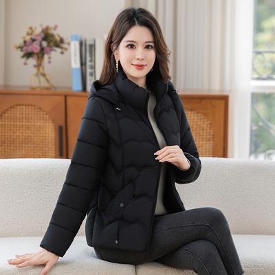 Übergröße 4XL-8XL Mittelalte Frauen Winter Lange Mäntel Kapuze Elegant Dick Warm Oversize Parkas Damenjacken