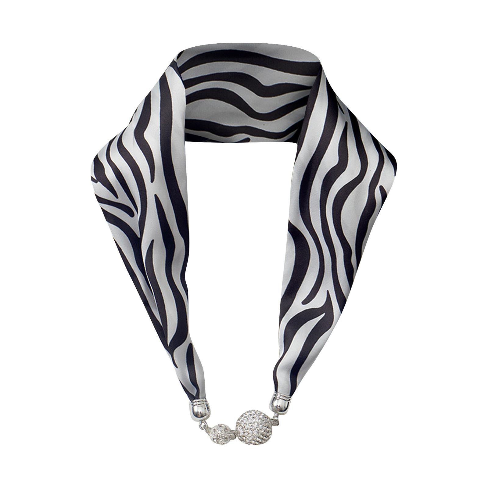 

Великолепные бусины, шарф с круглым кольцом, женские аксессуары для шарфов, ожерелье, этнический шарф One Size чёрный