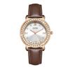 Creative Happy Diamond Light Luxury Fashion High Sense Ladies Non-punching Belt Waterproof Quartz Watch