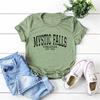 T-shirt z serialu Pamiętniki Wampirów Mystic Falls Wirginia Założone 1864 Koszulka Bracia Salvatore Stefan i Damon Koszulki z Wirginii