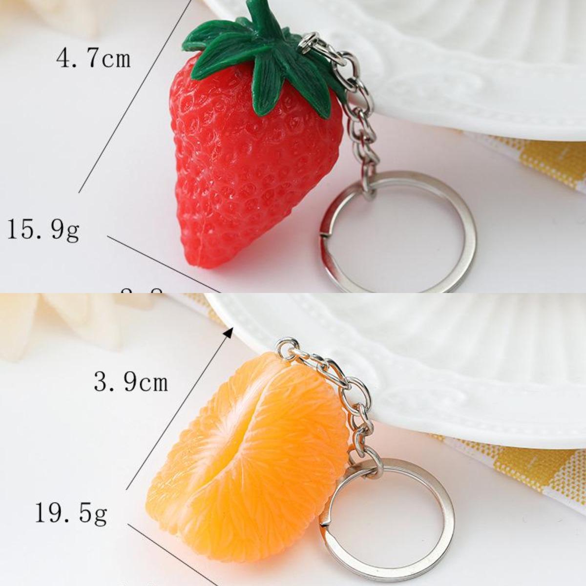 

Cute Creative Bag Pendant, Orange Petal Keychain One Size розовый