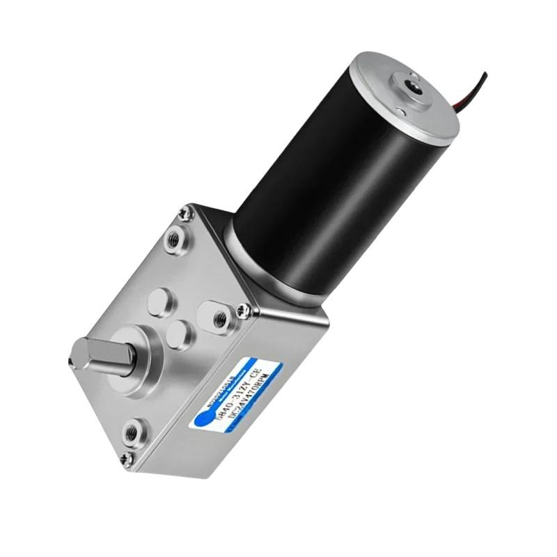5840-31ZY DC 12V 24V Reduction Gear Motor Large Torque High Power 2-70kg 7RPM-470RPM Worm Gear Motor Reversed Motor
