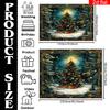1Pcs Featuring Vintage Snowy Decoration Background Winter Backdrop Decorations For Photo Studio Photo Booth Christams Party