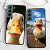 Yellow Duck Phone Case For Samsung Galaxy S22 S25 Ultra S21 S10 Plus S26 Edge S20 S23 S24 FE Cover Silicone Soft TPU Clear S