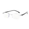 Rimless Photochromic HD Anti-Blue Light Zoom Reading Glasses for Men & Women