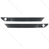 1Pair Carbon Fiber Front Bumper Foglight Fog Lamp Trim Sticker Frame Cover Grille For Mazda CX-5 CX5 2017 2018