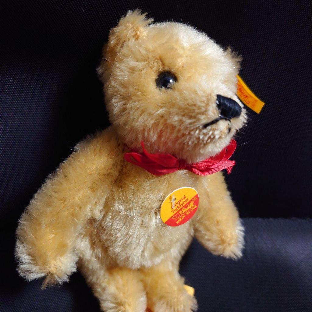 [USED] Excellent condition vintage Steiff teddy bear, German mohair