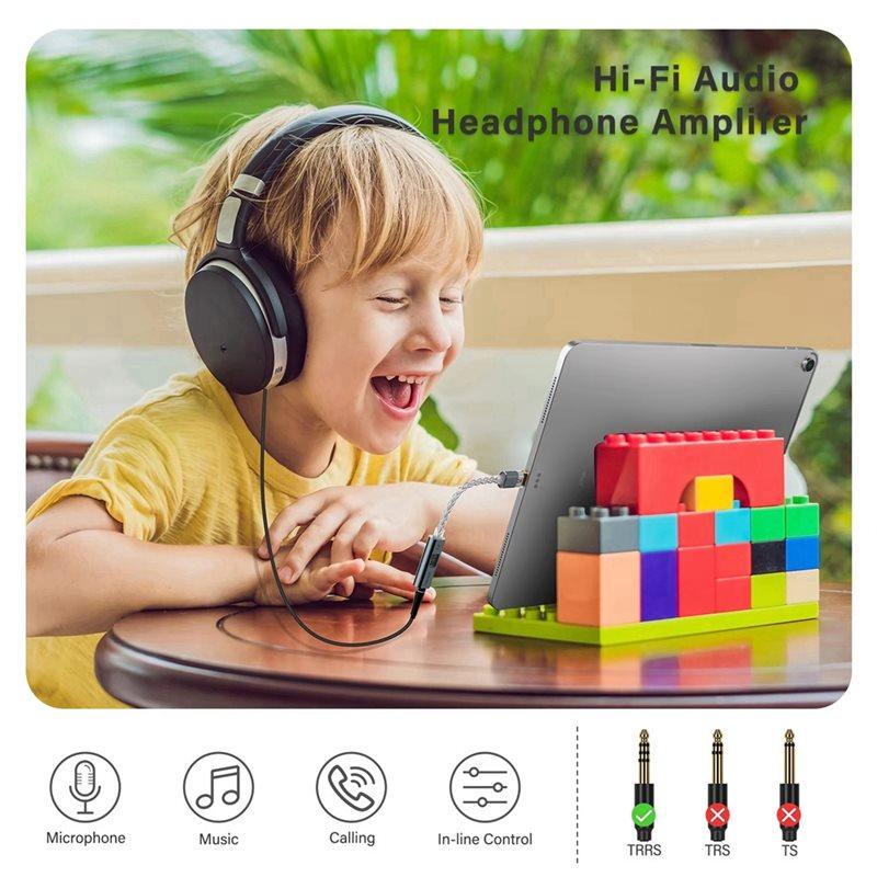 CX31993 MAX97220 USB C To 3.5 Mm Jack Adapter DAC Type-C Hi-Fi Stereo Earphone Headphone AUX Converter Audio Amplifier