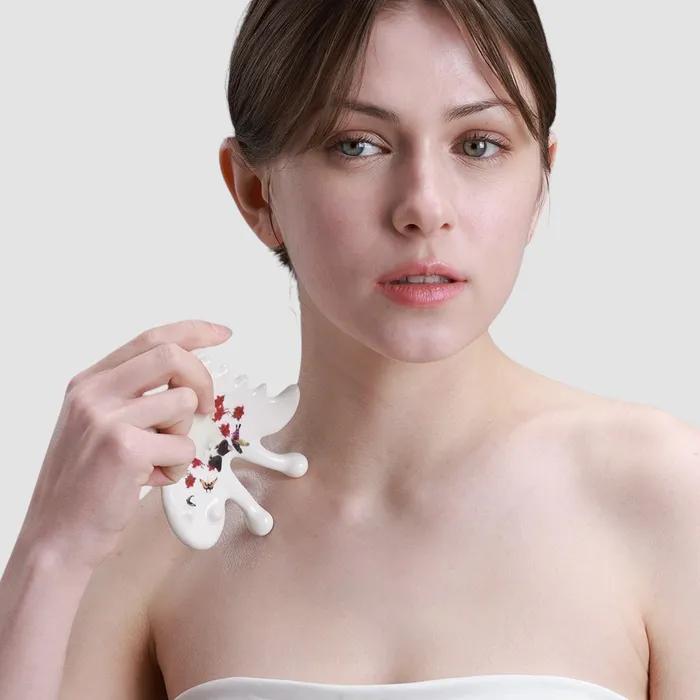 Pearl Care Ceramic Gua Sha Massager