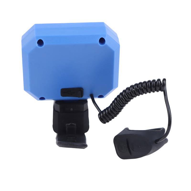 Bike Light Electronic Bell Mountain Bike Horn Type-C Rechargeable Cycling Warning Lamp Cycling Headlight For Night Safety Riding