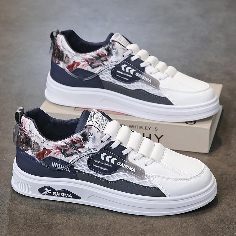 New Men's Fashion Casual Shoes Boys Students Trending Soft Sole Comfortable Sneakers Male Classic Breathable Gym Shoes