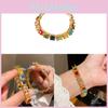 Light Luxury Gold Plated Geometric Bracelet For Women Gift Valentines Day
