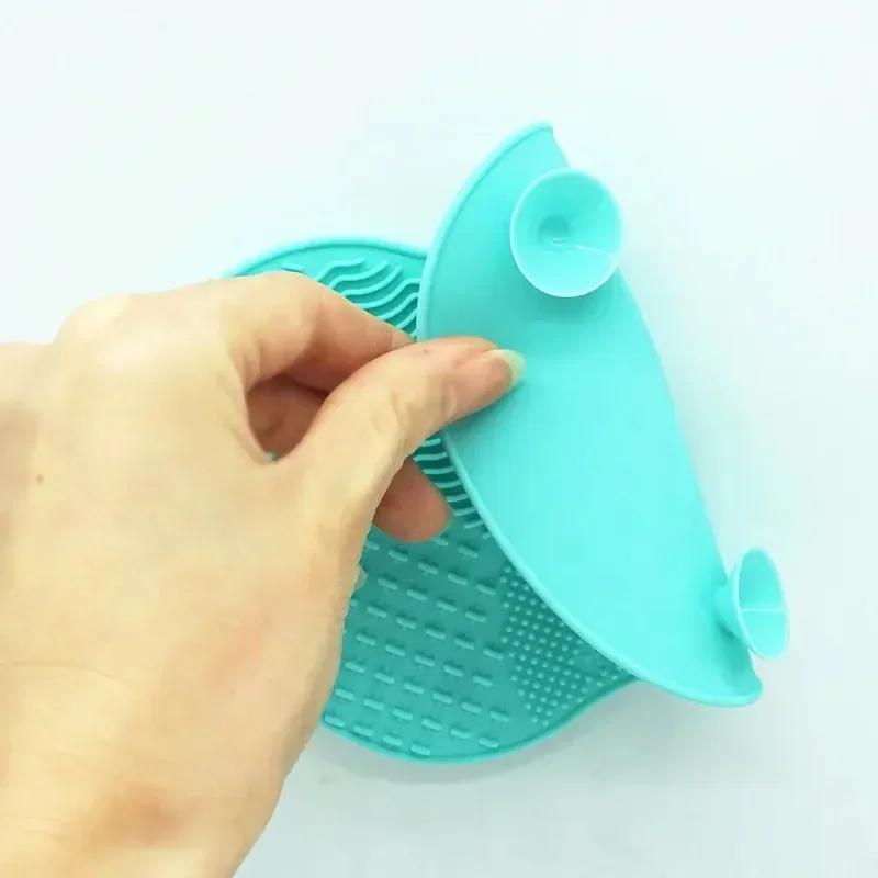 Newest Silicone Makeup Brush Cleaner Pad Cosmetic Brush Washing Gel Cleaning Mat Foundation Scrub Board