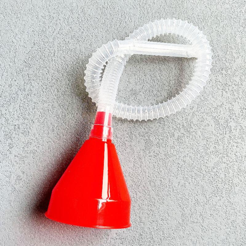 3 Pièces/ Ensemble Entonnoir à Carburant Automobile Flexible Multi-Calibre, Ensemble d'Entonnoirs en Plastique à Long Col pour Remplissage d'Huile de Voiture Moto Essence