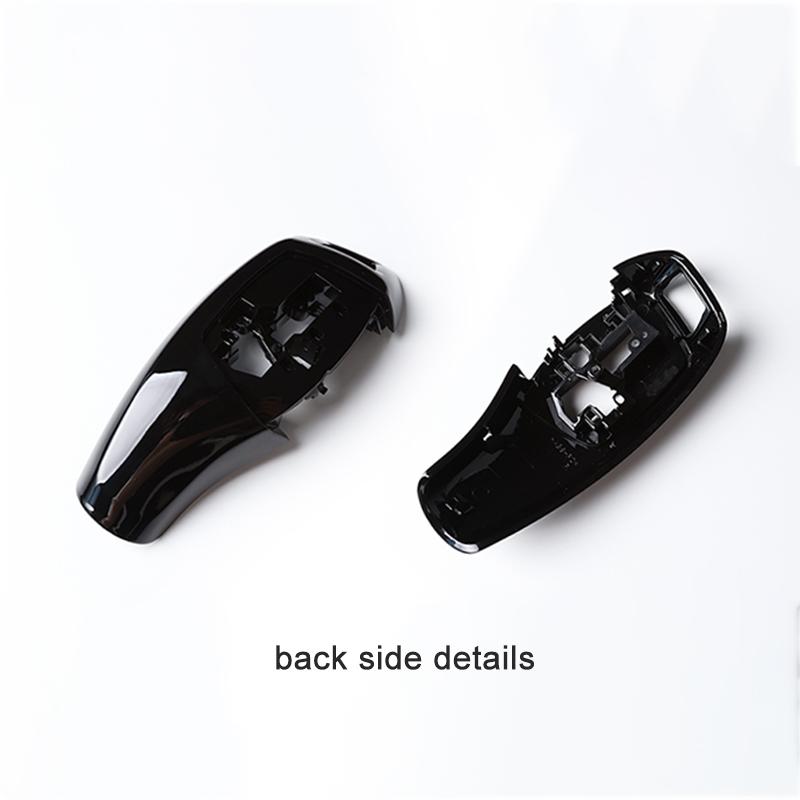 Auto LHD RHD Gear Shift Cover For BMW F10 F30 Head Knob Shifter Lever Interior Accessories Genuine Carbon Fiber 6 Colors