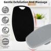 1pc Soft Silicone Exfoliating Brush Cleanser Manual Body Cleansing Scrubber Shower Gentle Massage Bath Brush for Men